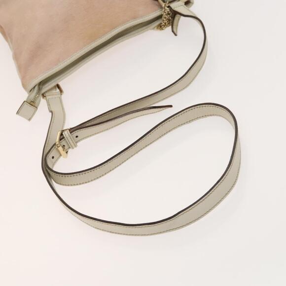 GUCCI GG Canvas Sherry Line Shoulder Bag Pink Gold - Picture 7 of 16